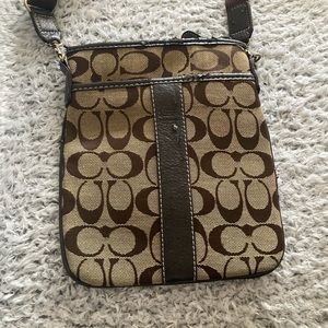 SOLD Coach Brown Crossbody Bag